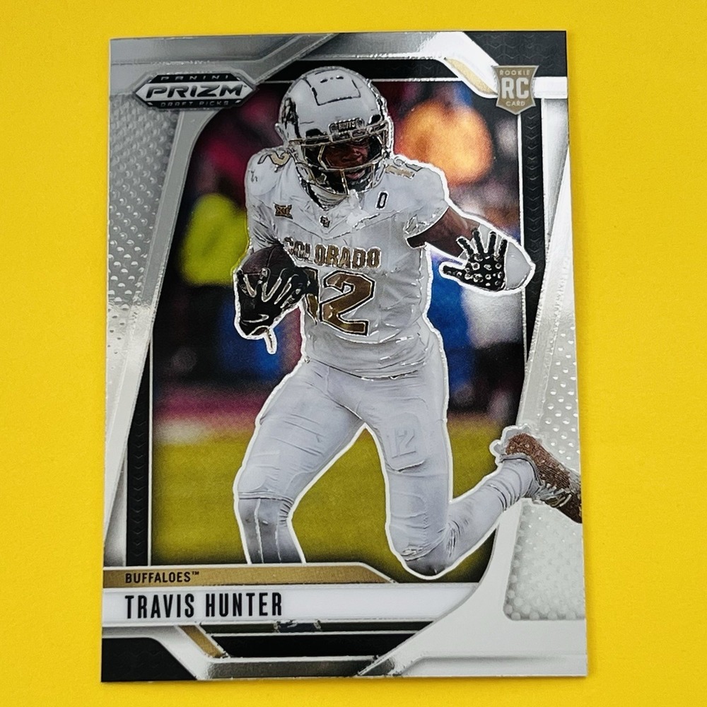 2025 Panini Prizm Draft Picks Travis Hunter RC #21 Rookie Base